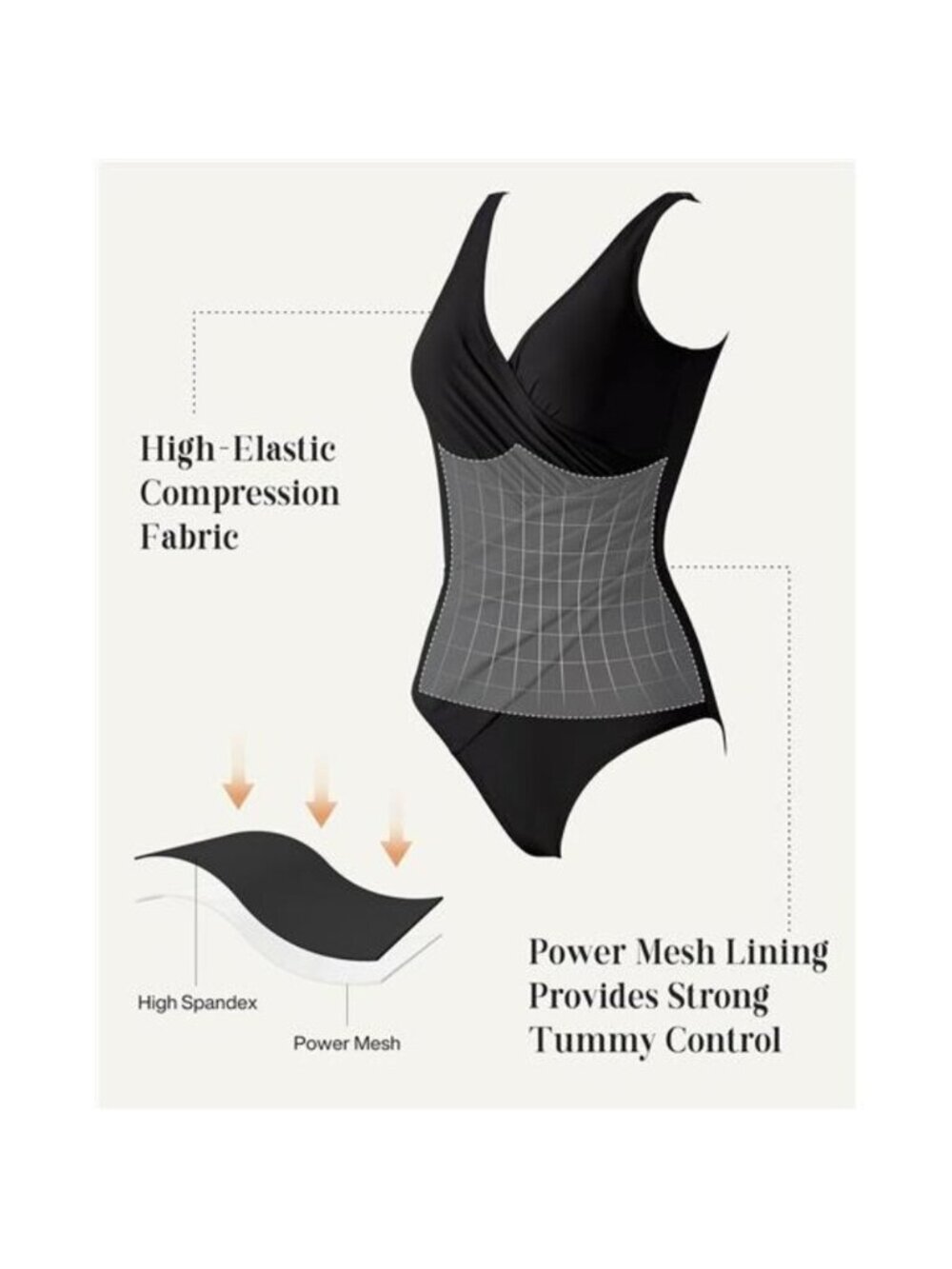 Women's One Piece Swimsuits Tummy Control Ruched Criss Cross Bathing Suits - Picture 5 of 8
